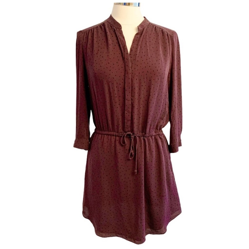 Babaton Silk Bennett Shirt Dress M